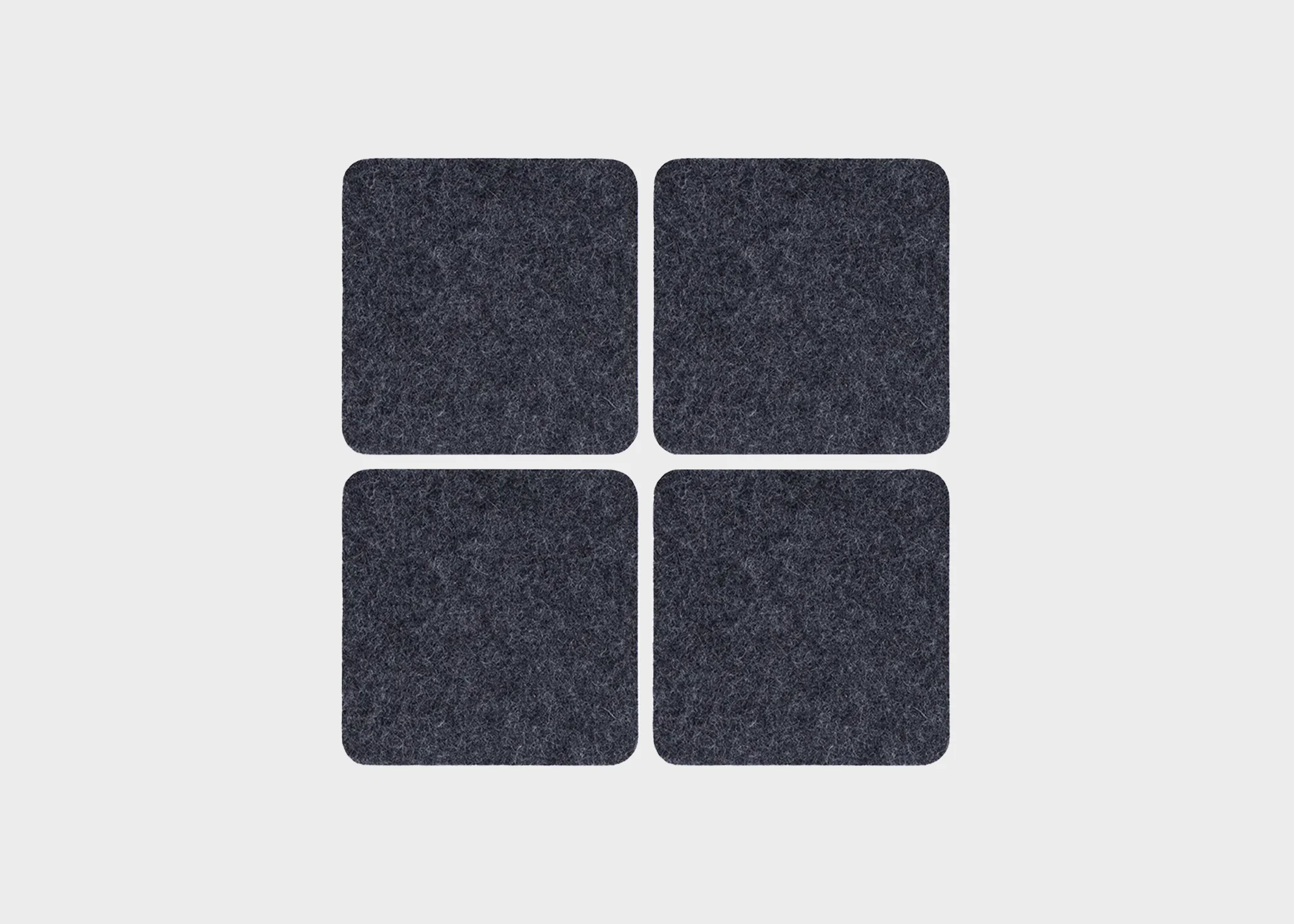 Bierfilzl Felt Coaster Square 4 Pack - Image 2
