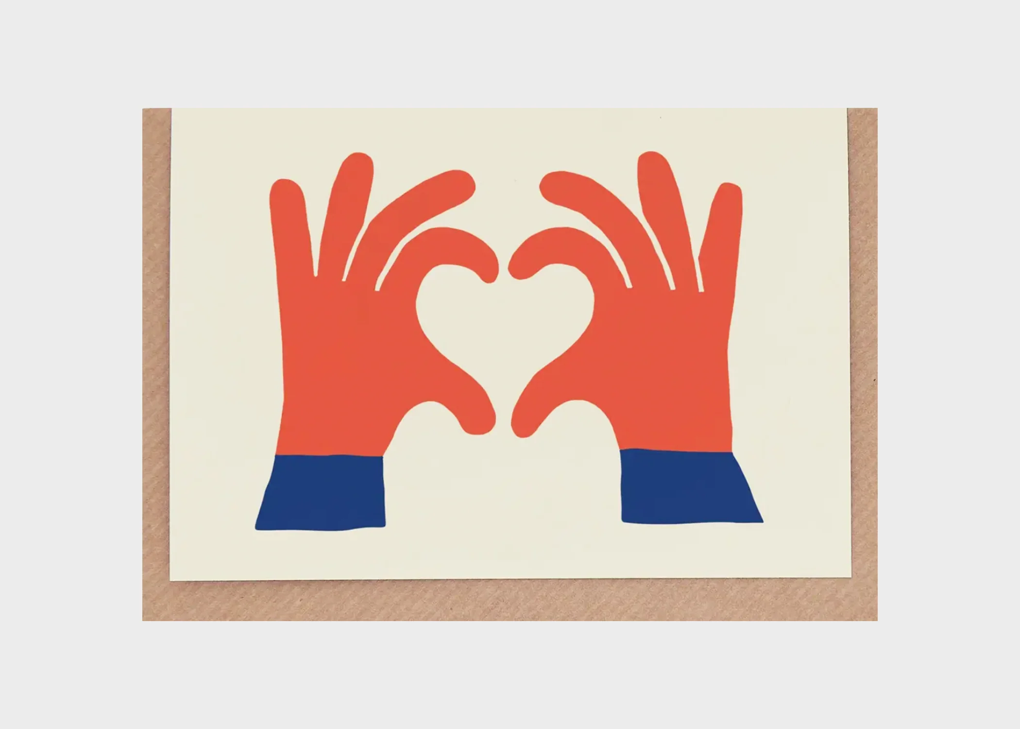 Card - Heart Hands