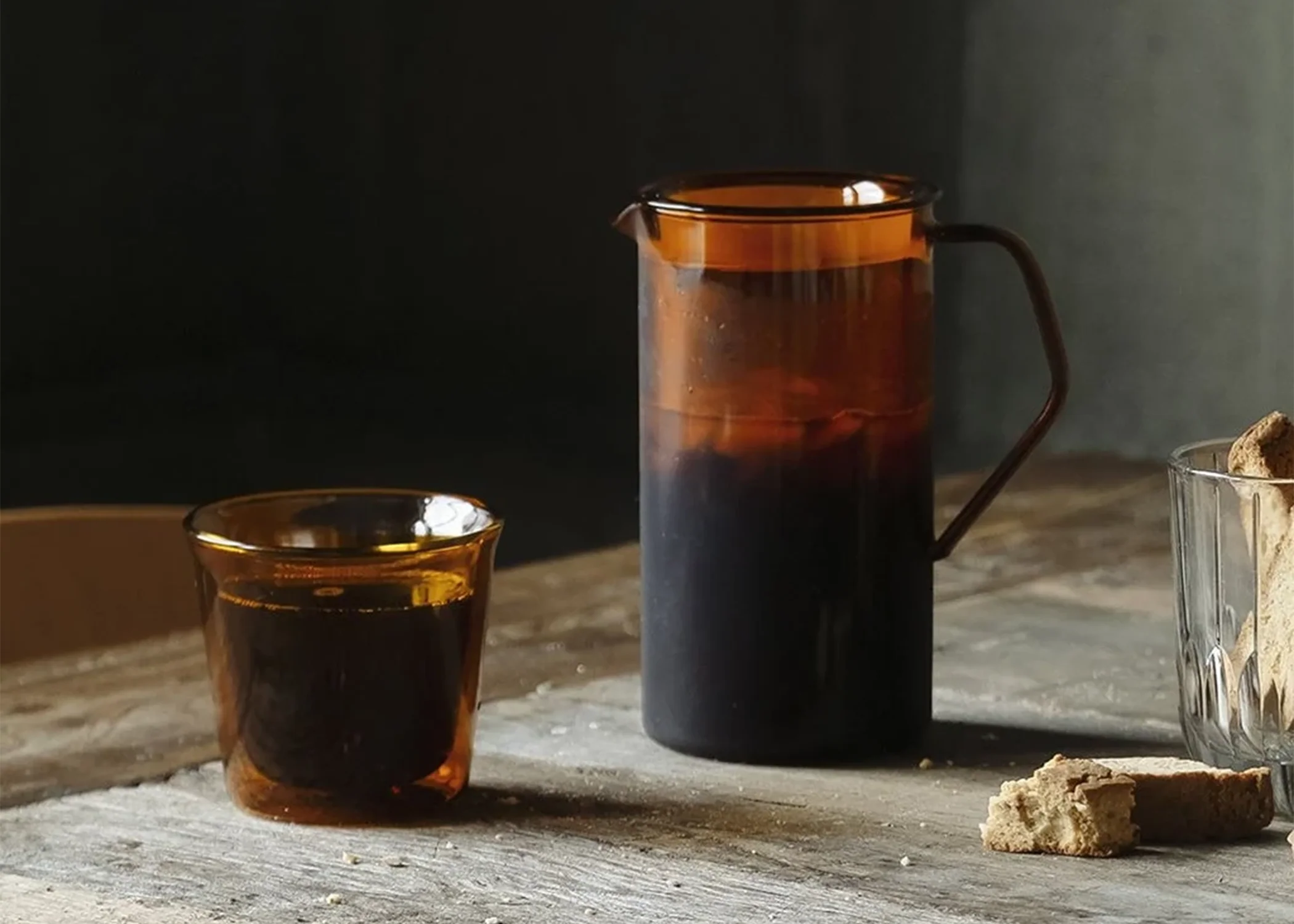 Cast Amber Double Wall Glass - Image 7