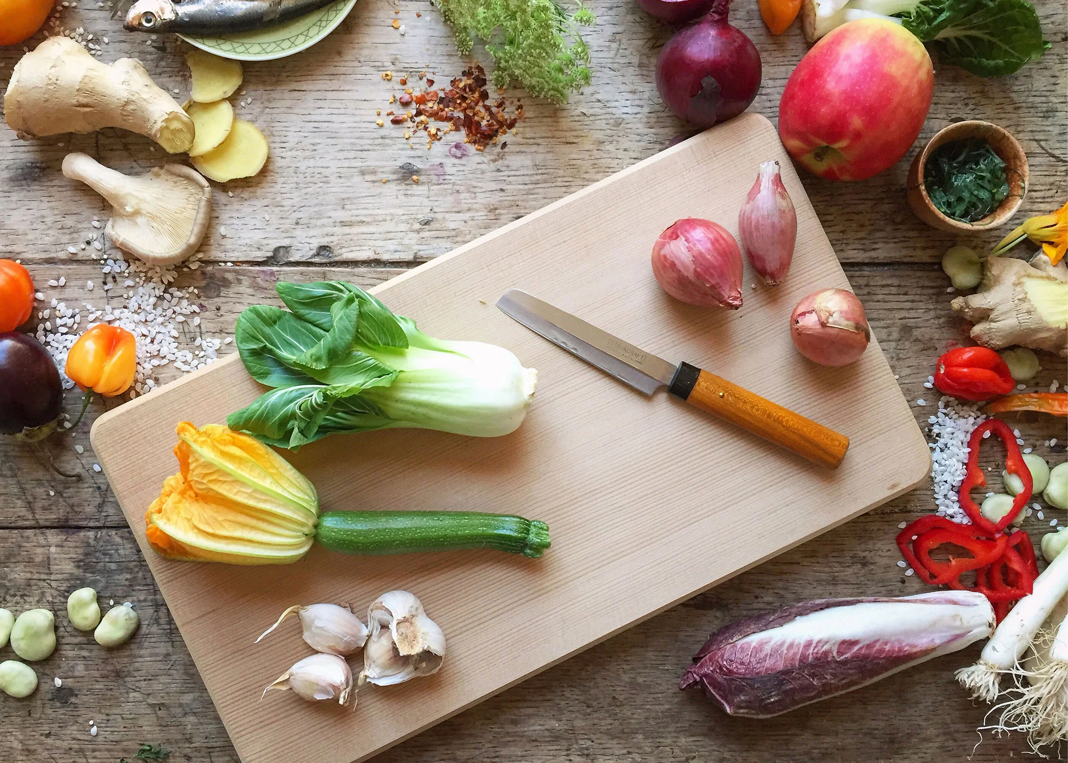 Cherry Wood Fruit Knife - Image 2