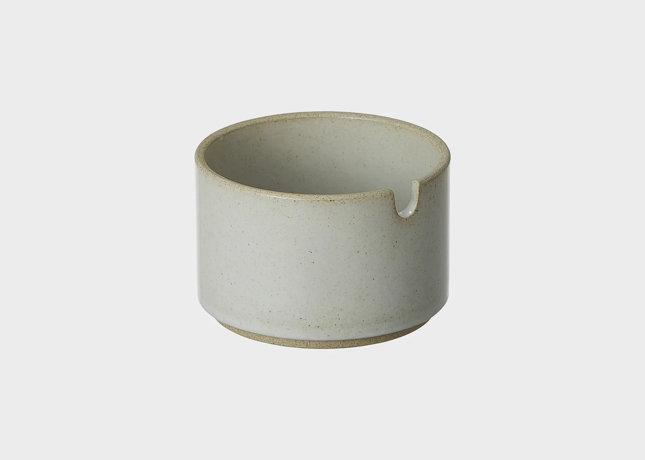 Hasami Sugar Pot - Gloss Gray