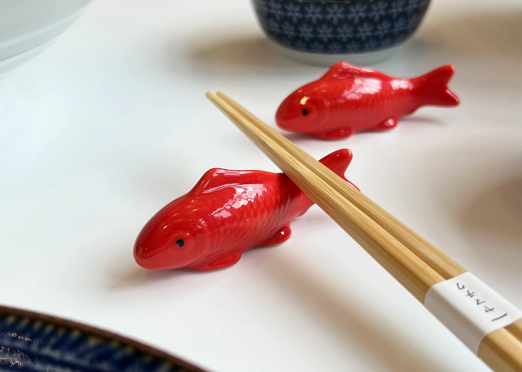 Koi Chopstick Rest - Red - Image 2