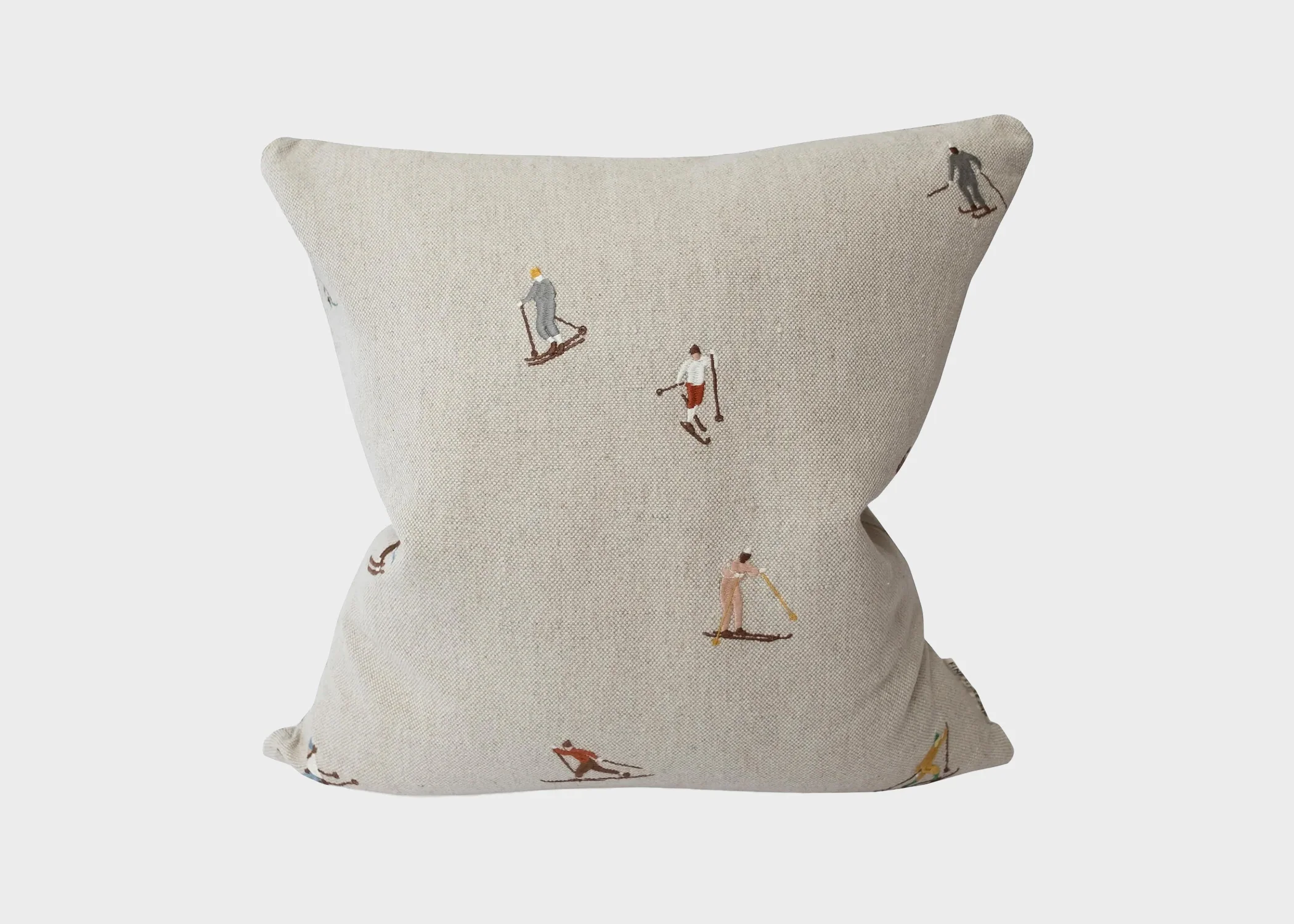 Skier Cushion Cover