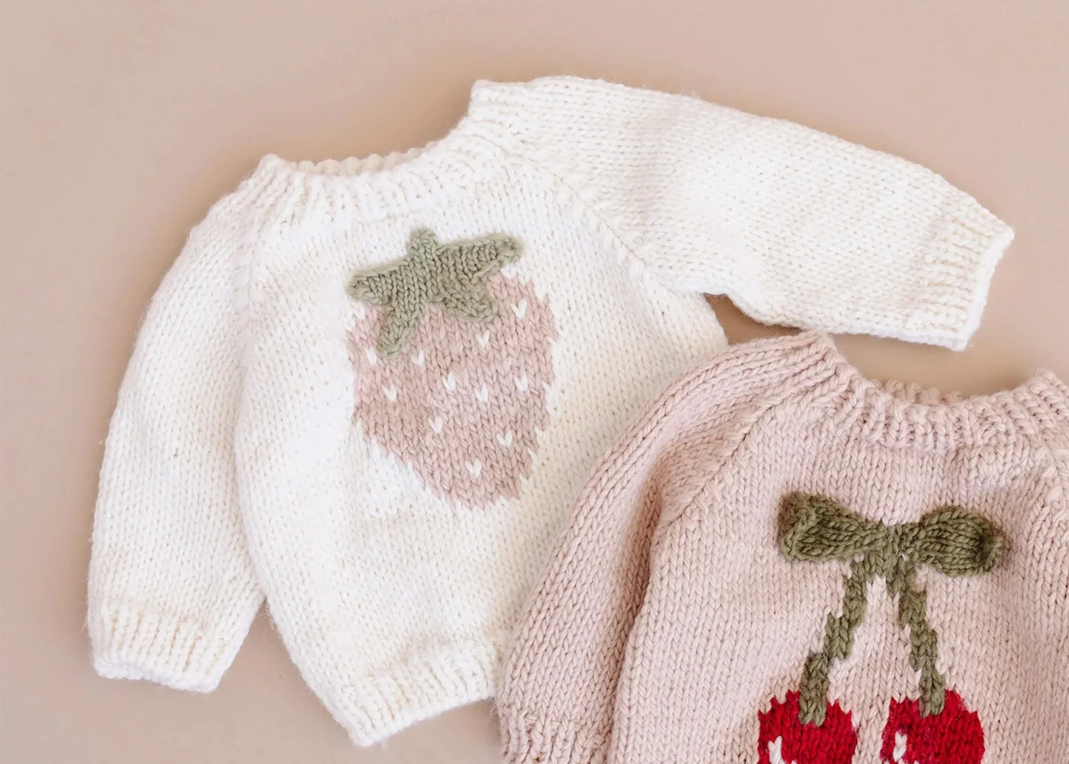 Strawberry Pullover Sweater - Image 3
