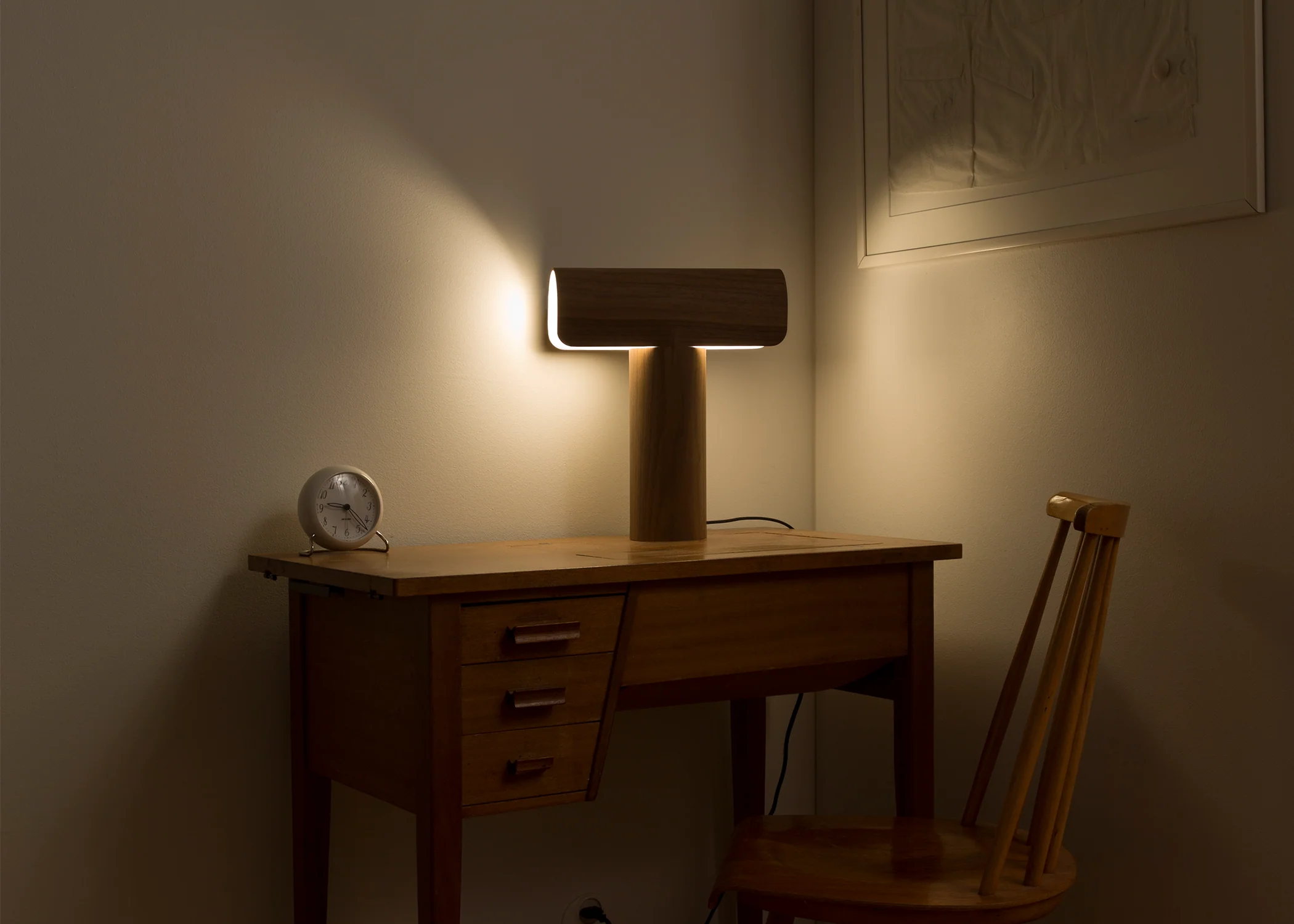 Teelo 8020 Table Lamp - Walnut - Image 2